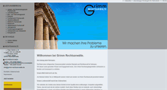 Desktop Screenshot of grimm-rechtsanwaelte.de